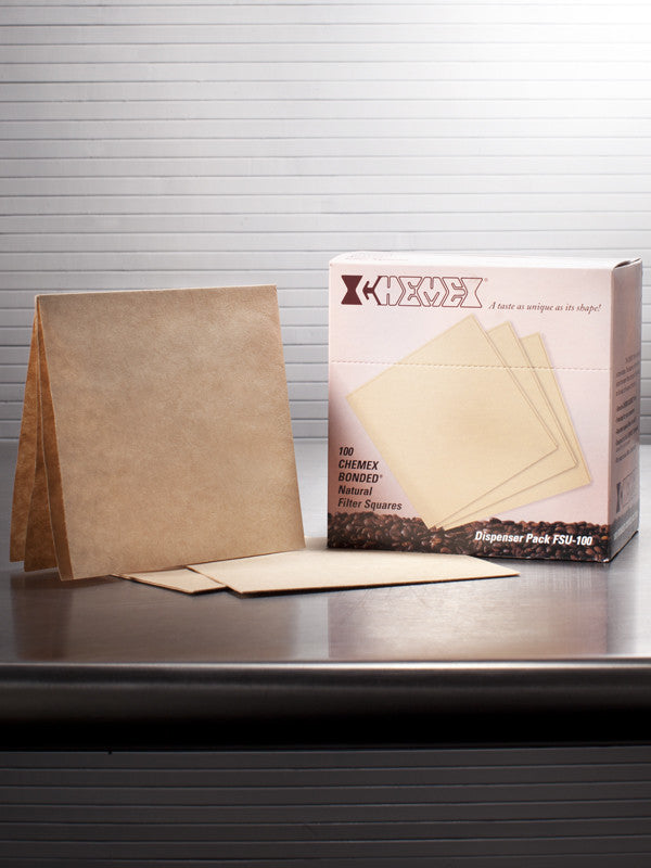 CHEMEX® Pre-folded Squares Bonded Filters (Natural)