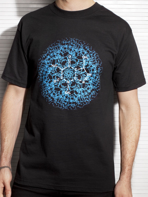 Two-Sided Fractal Male T Shirt